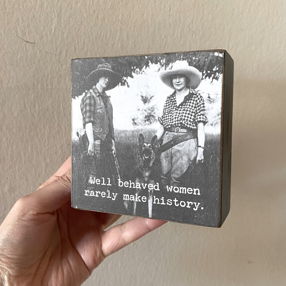 Trash Talk by Annie Funny Vintage-Style Small Decorative Art Plaque